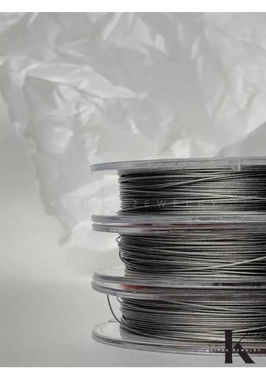 Klipsa Jewelry Mücevher Halatı, Kolye Ve Bileklikler İçin 50m 0,38mm 178874093