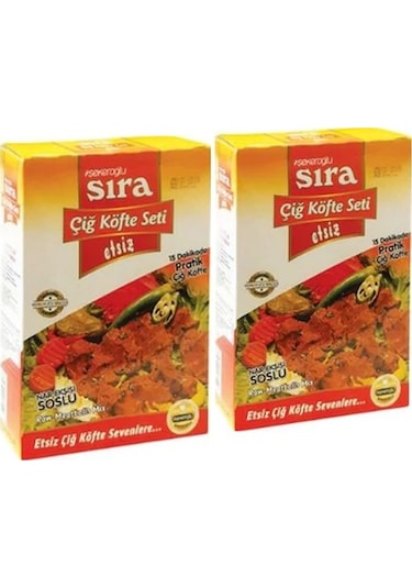 Şekeroğlu Sıra Çiğ Köfte Seti Etsiz 2 x 500 G