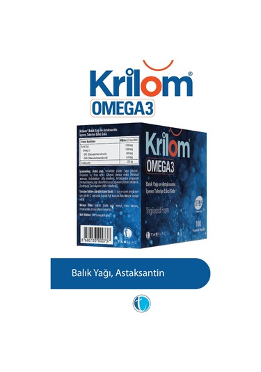 Krilom Omega 3 Balık Yağı 100 Yumuşak Kapsül
