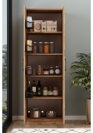 Tiba Erzak Dolabı 4 Sepet Raflı 180 Cm Çok Amaçlı Dolap Banyo Dolabı Atlantik Çam Atlantik Çam Tiba Erzak Dolabı 4 Sepet Raflı 180 Cm Çok Amaçlı Dolap Banyo Dolabı Atlantik Çam Atlantik Çam