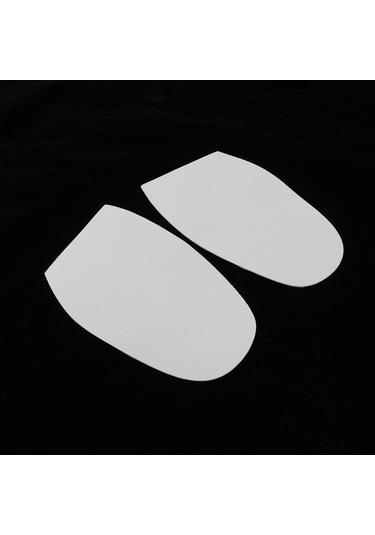 Homyl 1 Çift Kauçuk Yarım Taban Değiştirme Kaymaz Beyaz Beyaz