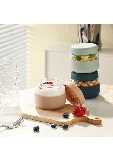 Willowhaven Siyah 16oz Borosilikat Cam Yemek Kabı Kapaklı Hava Geçirmez Mikrodalga Fırın Dayanıklı Siyah