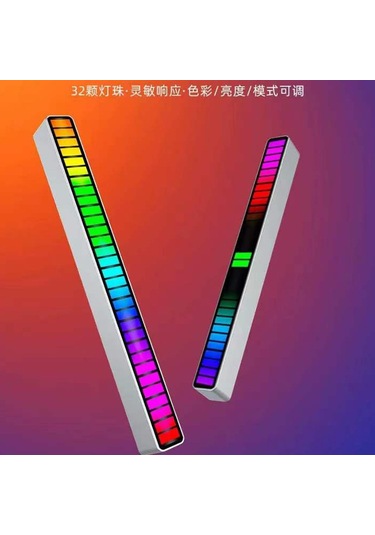 Padalink Rgb Usb Sesli Kontrol Lüxtü Lambası: Müzik Ritmi Tespiti, Arabalarda Ve Masaüstünde Kullanım, Yüksek Dayanıklı Malzeme, Taşınabilir