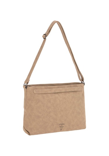 Lassig Shoulder Bebek Bakım Seyahat Çantası Camel Krem