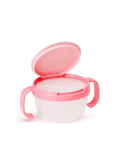 Sones Bebek Atıştırmalıkları Kase Çocuk Çocuk Gıda Saklama Kapları Anti Dökülme 360 Döndürülebilir Bebek Katı Beslenme Tabak Sofra Takımı Bebek Beslenme Malzemeleri Karpuz Kırmızısı