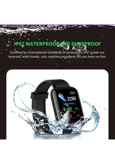 Padalink Ip67 Su Geçirmez 1.44 " Renkli Ekran Akıllı Saat (İthalatçı Garantili)