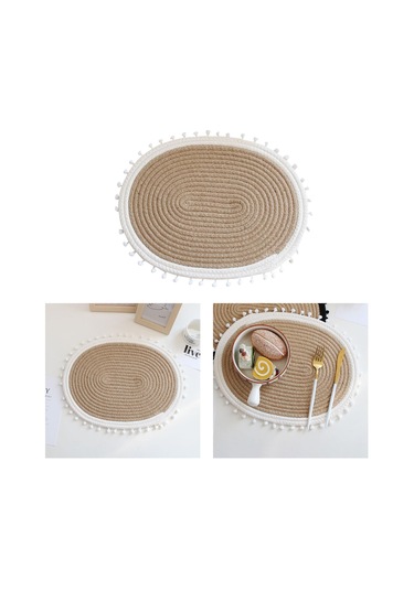 Homyl Tatil Festivali Fotoğraf Sahne Için Coaster Beyaz-oval Beyaz Oval Beyaz