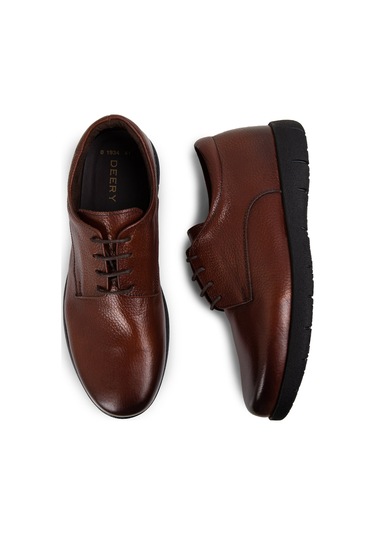 Deery Hakiki Deri Bakır Rengi Erkek Günlük Ayakkabı - 01934mbkrc01 Bakır
