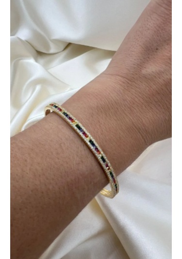 Bb Suyolu Kelepçe Bilezik Bileklik Altın - Pembe