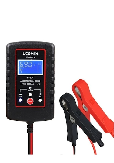 Ucomen Uc-c120201a 6/12v 2a Siyah Akü Şarj Cihazı