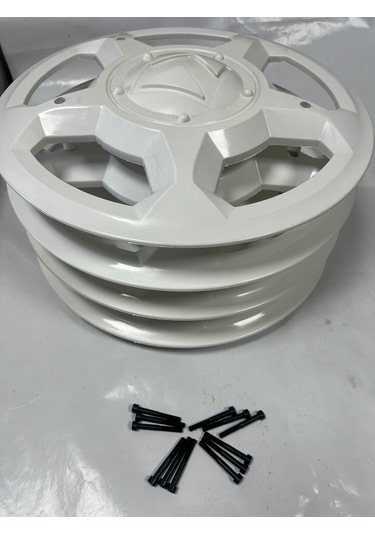 Karsan J10 Beyaz Renk Jant Kapağı Takımı 4 Adet + 12 Adet Vidası İle Beraber