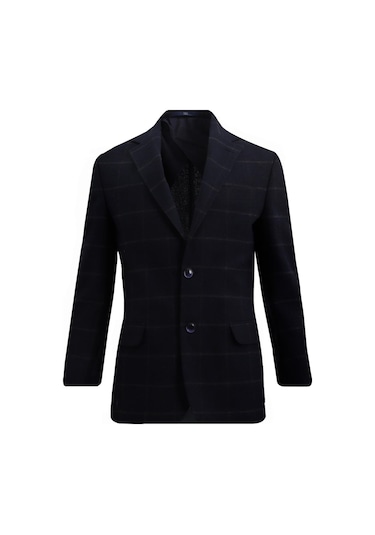 Uki Lacivert Casual Ceket Lacivert