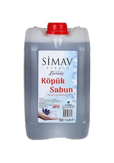 Simav Termal Sulu Lavanta Özlü Köpük Sabun 5 L