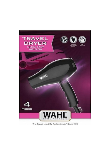 Wahl 1000 W Seyahat Tipi Saç Kurutma Makinesi