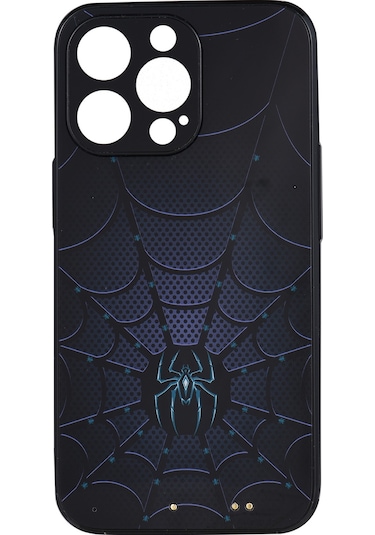 Vkemall  13 Pro Uyumlu Şarj Edilebilir Kılıf - Örümcek Dinamik Işık Animasyonu, Tam Koruma, Manyetik Şarj Model 2