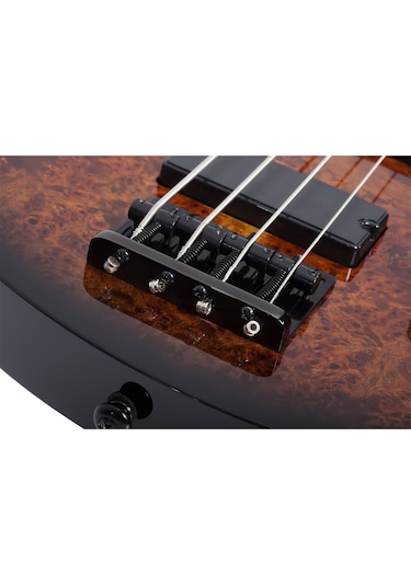 Schecter C-4 Standard Bas Gitar Tobacco Burl