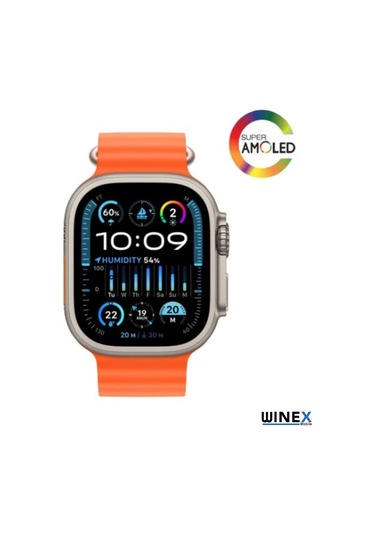 Winex Watch HK9 Ultra 2 Amoled Ekran Akıllı Saat (İthalatçı Garantili)