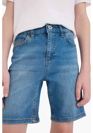 DeFacto Erkek Çocuk Jean Şort D7899A825SMNM28