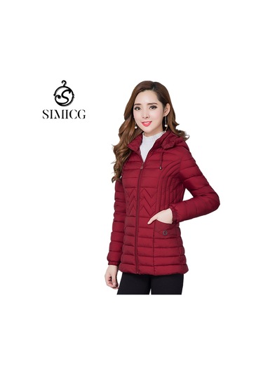 Kısa, Hafif, Yeni Dar Kesim Kadın Ceketi Hünnap Kırmızısı