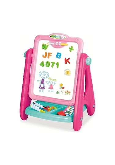 Willowhaven Red Çift Taraflı Manyetik Çizim Tahtası 3 Yaş Üstü Çocuklar İçin Kırmızı