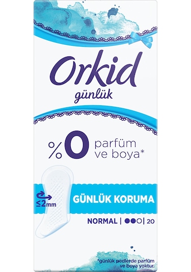 Orkid Essentials Tekli Normal Günlük Ped 20'li