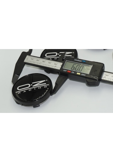 Oz Racing Jant Göbeği Kapak Seti 60mm Beyaz Siyah Renk