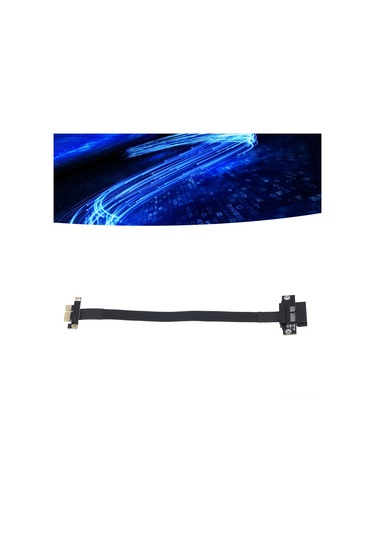 Yuntech01 Pcıe 3.0 1x'den 1x'e Uzatma Kablosu, 20cm, Grafik/ses/kablosuz Ağ Kartı Desteği, 8gbps Hız, Esnek Ve Dayanıklı, Kolay Kurulum