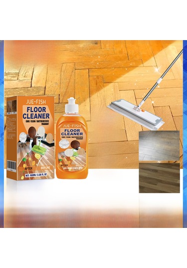 Symbee Jue-fish Ev Çeramik Zemin Temizleyici: Kokmuş Leke Ve Kirlik Temizleyici, Parlatıcı, 100ml Seti Diğer