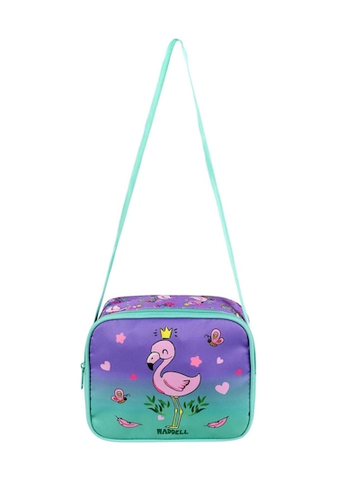Waddell İlkokul Sırt Çantası ve Beslenme Çantası Flamingo Su Yeşili-Lila