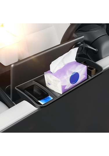 Suntek Tesla Model 3 Y İçin Orta Konsol Dash Tepsisi Yedek Parça Düzenleyici Tepsisi