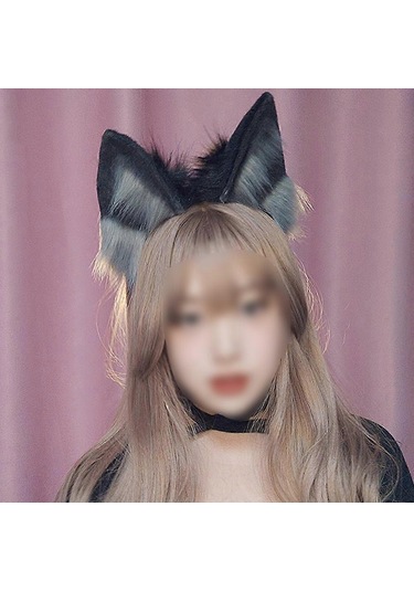 El Yapımı Kurt Tilki Kürk Kulaklı Kostüm Hayvan Parti Kafa Bandı Cadılar Bayramı İçin Çok Renkli