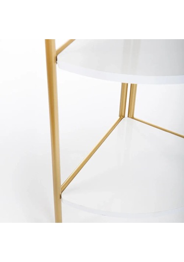 Artemis Gold Metal 4 Katlı Dekoratif Raf Gold