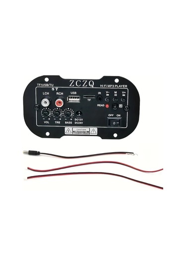 Globalbloom Siyah 12v Araç Subwoofer Amplifikatör Kartı 300w Yüksek Hassasiyet 30w Rms Çağdaş Tasarım