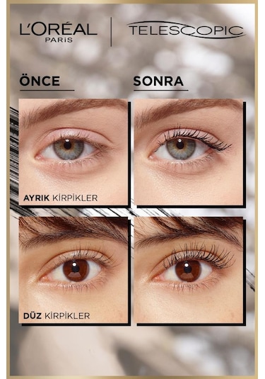 Revitalift %5 Saf Glikolik Asit Peeling Etkili Tonik 180ml & Telescopic Siyah Maskara pktglklktnktlscpcmskr-9293