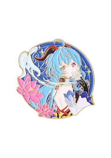 Oyun Genshin Etki Emaye Pim Anime Wendi Zhongli Keqing Tartaglia Hu Tao Ganyu Ganyu Çok Renkli