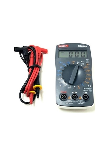 Ncpline Range 838 Digital Dijital Ölçü Aleti Okul Teknik Servis Buzzerli