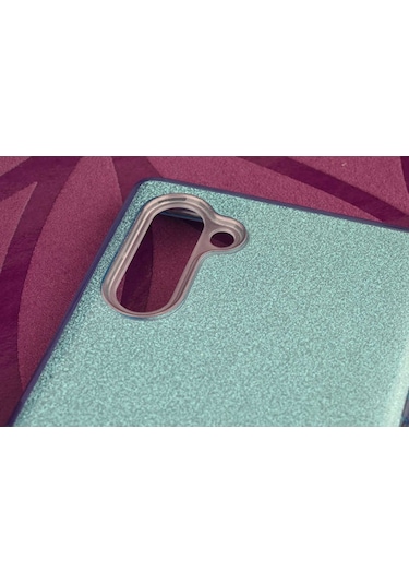 Samsung Galaxy Uyumlu Note 10 Kılıf Zore Shining Silikon-Gold