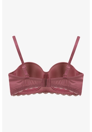 Kadın Dolgusuz Mikro Straplez Sütyen 80516 Yavruağzı Yavruağzı