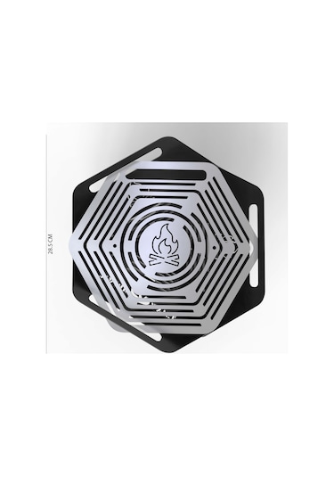 Kamp Ayısı Campytri Grill Çantalı Katlanabilir Bushcraft Mangal