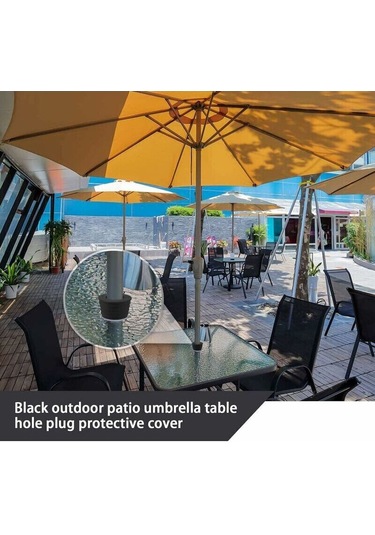 2x Kauçuk Şemsiye Koni Kama Şemsiye Tabanı Standı Delik Tıkacı Veranda Masası Şemsiyesi 1,5 İnç/38 Mm - Diğer