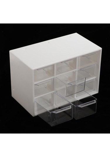 Trendooze Kutusu Katlı Izgara Eşyalar Düzenleyici Dolabı Depolama Depolama Çeşitli Çekmece Beyaz 9 3 - Pl