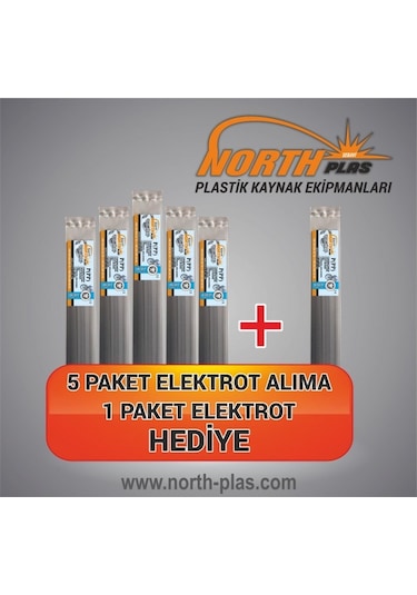 Plastik Elektrot - Kaynak Çubuğu - P (Pp) Siyah ( Geniş )