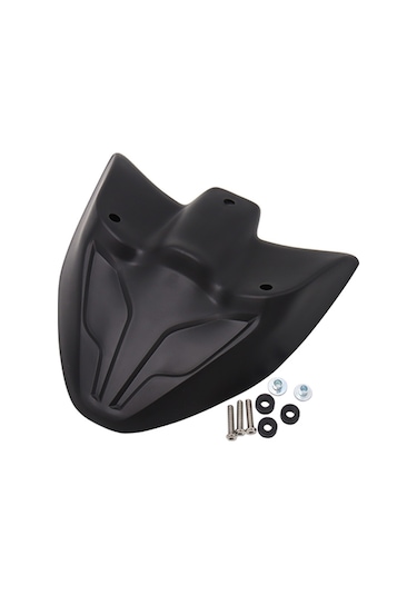 Moveevo Yamaha Tracer 700 2016-2019 Ve Gt 2016-2021 İçin Abs+metal Mat Siyah Ön Fender Uzantı Seti