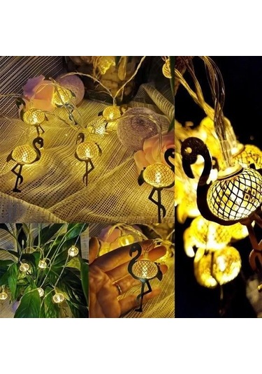 Hobibahçem 2 Metre Pilli İnce Tel Led Işık Zinciri Parti Aydınlatma Günışığı