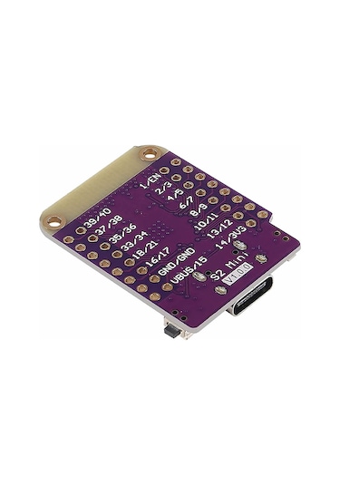 ESP32 S2 Mini Geliştirme Kartı Wifi Type-C 240Mhz 4MB Flash 2MB PSRam MicroPython Wemos
