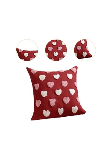 Suntek Nakışlı Yastık Kılıfı Kanepe Oturma Odası Yatak Ev Stil D