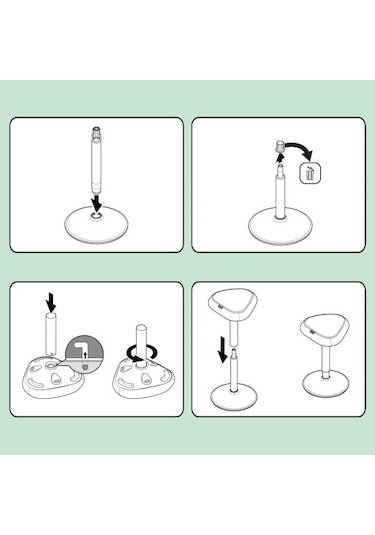 Leitz Ergo Active A Konforlu Oturaklı Sit Standing Tabure - Kod:65450089 Gri