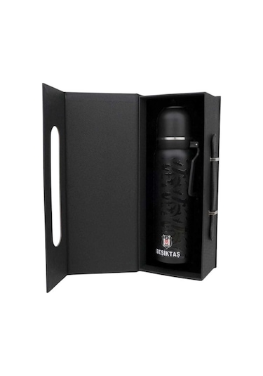 Okul Sırt Çantası ,sanslı Çift Gözlü Kalem Çantası Lisanslı Termos Matara Premium Set Siyah