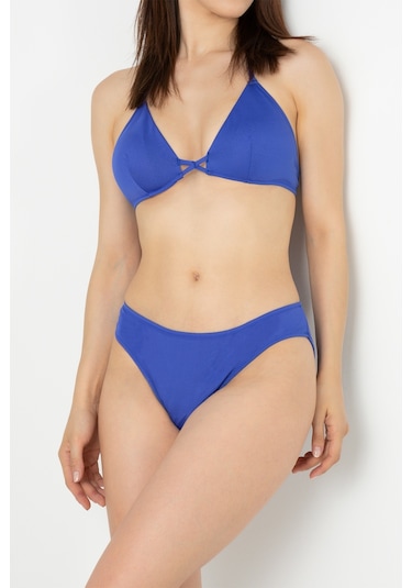 Doremi Bağlama Detaylı Normal Bel Bikini Takım-17509 001