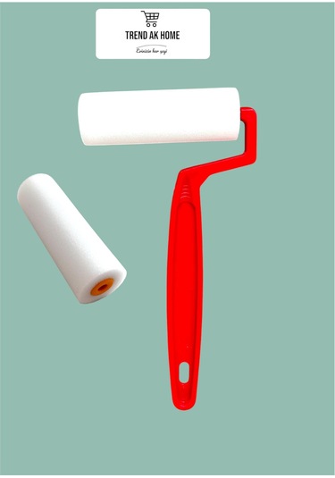 4lü Profesyonel Boyacı Seet Kapı Dolap Ve Benzeri Alan Boyama Fırça Plastik Rulo Yedek Rulo Başlık